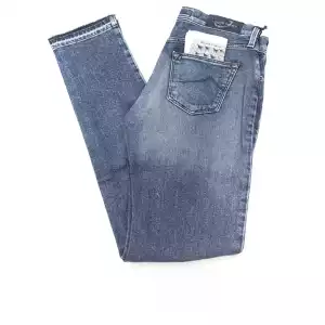 Jacob Cohen Blue Cotton Women Jeans with Pony Skin Label