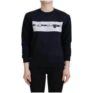 Philippe Model Chic Black Printed Cotton Sweater