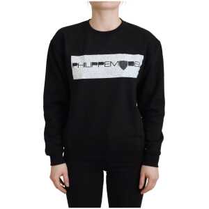 Philippe Model Chic Black Printed Cotton Sweater