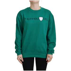 Philippe Model Chic Green Printed Long Sleeve Sweater
