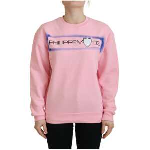 Philippe Model Elegant Pink Long Sleeve Pullover Sweater