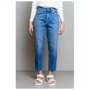 Don The Fuller Elevated Blue High-Waist Denim for Women