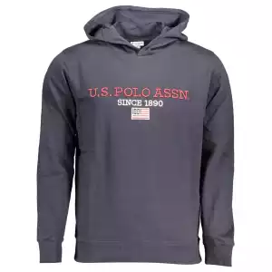 U.S. POLO ASSN. Blue Cotton Men Sweater