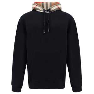 Burberry Elegant Oversize Black Samuel Hoodie