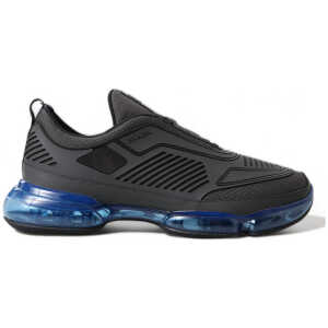 Prada Elegant Men's Black Mesh Sneakers