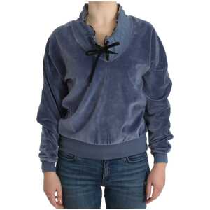 Cavalli Elegant Mock Sweater with Rhinestone Detail
