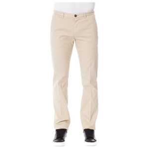 Trussardi Beige Cotton Men Trouser