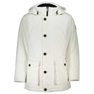 Hugo Boss White Polyamide Men Jacket