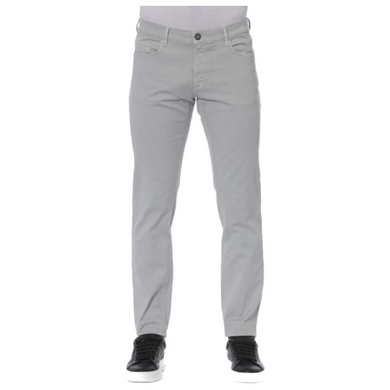 Trussardi Jeans Gray Cotton Men Jeans, theFeinheit