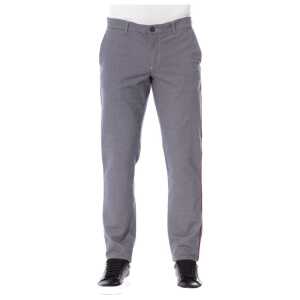Trussardi Jeans Blue Cotton Men's Trouser