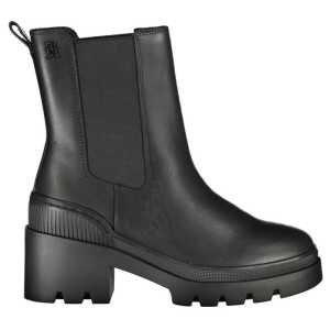 Tommy Hilfiger Chic Side Elastic Ankle Boots with Logo Detail