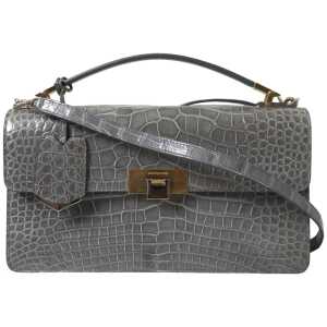 Balenciaga Alligator Leather Medium Shoulder Bag