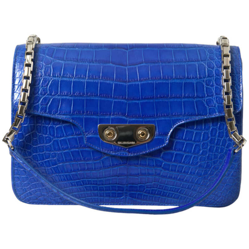 Balenciaga Chic Alligator Skin Chain Shoulder Bag, theFeinheit