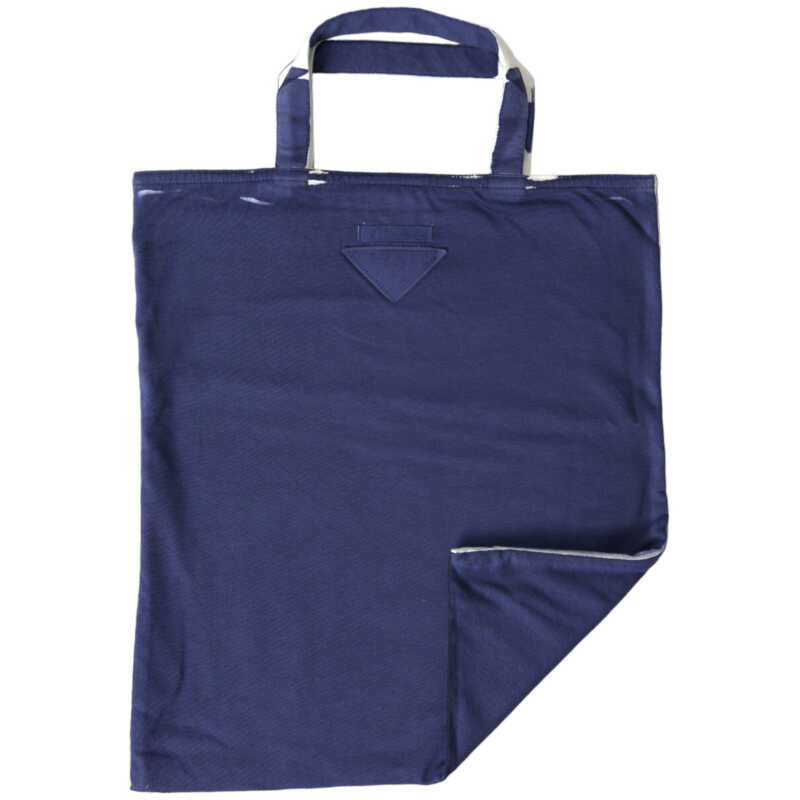 Prada Elegant Blue Tote Bag for Chic Outings, theFeinheit