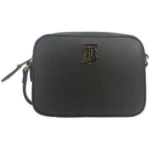 Burberry Small Leather Camera Crossbody TB Logo Bag
