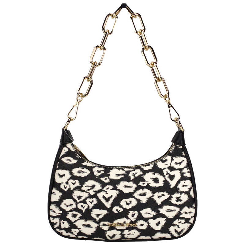 Michael Kors Cora Medium Heart Print PVC Zip Pouchette Crossbody Bag, theFeinheit