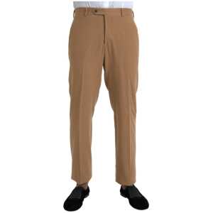 Prada Beige Cashmere Men Straight Fit Dress Pants