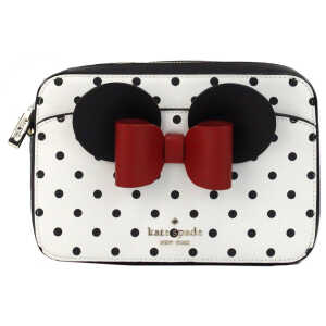 Kate Spade Disney Minnie Mouse Polka Dot Printed PVC Crossbody Camera Bag