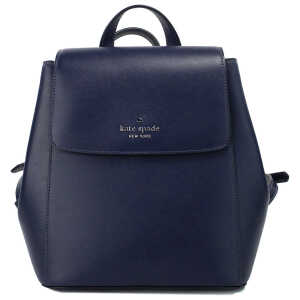 Kate Spade Madison Navy Saffiano Leather Medium Flap Shoulder Backpack Bag