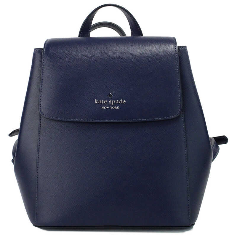 Kate Spade Madison Navy Saffiano Leather Medium Flap Shoulder Backpack Bag, theFeinheit