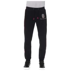Trussardi Black Cotton Men's Sports Pant