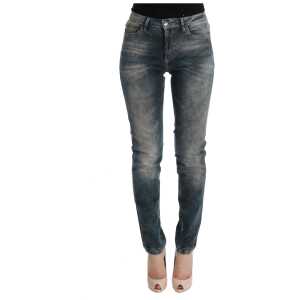 Cavalli Chic Blue Wash Slim Fit Jeans