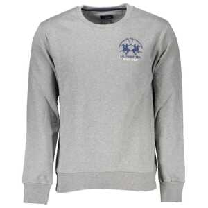 La Martina Embroidered Cotton Crewneck Sweater