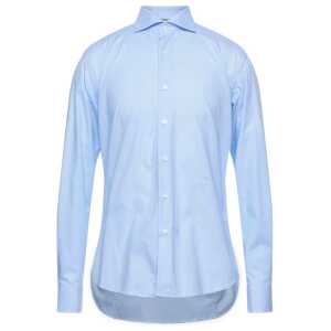 Aquascutum Light Blue Cotton Men Shirt