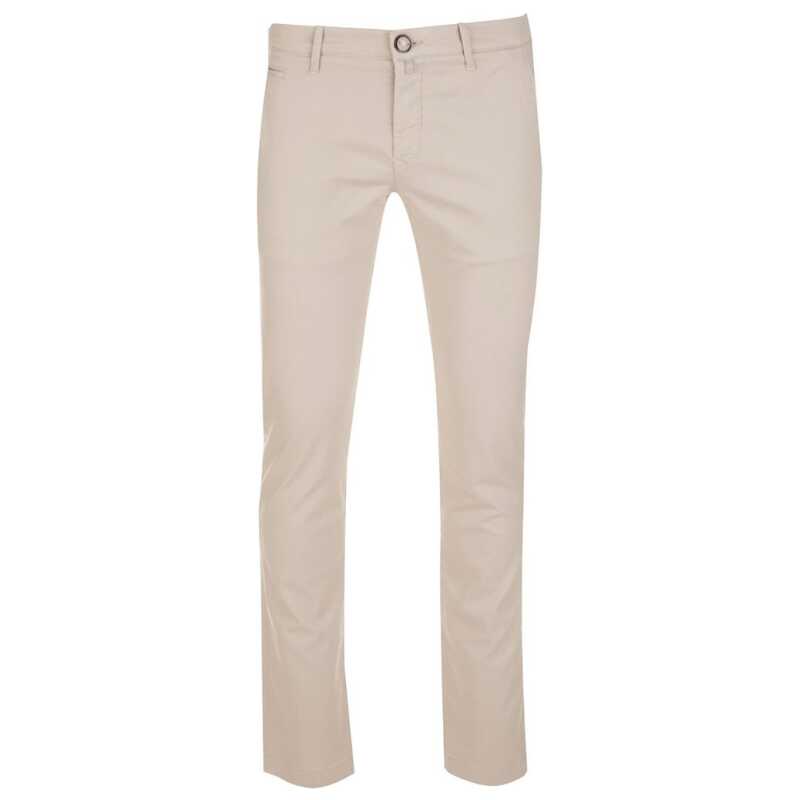 Jacob Cohen Beige Cotton Chino Trousers – Slim Fit Elegance, theFeinheit