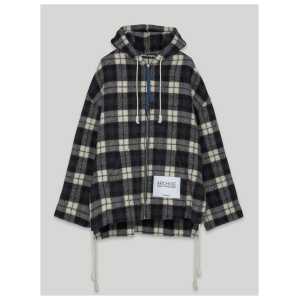 Palm Angels Black Cashmere Men Sweater Jacket