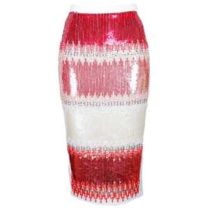 Elisabetta Franchi White Polyester Women Skirt