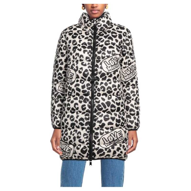 Love Moschino Chic Leopard Print Down Jacket, theFeinheit