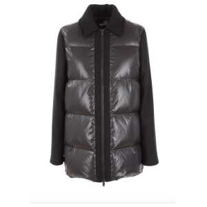 Love Moschino Chic Gray Jacket with Contrasting Accents