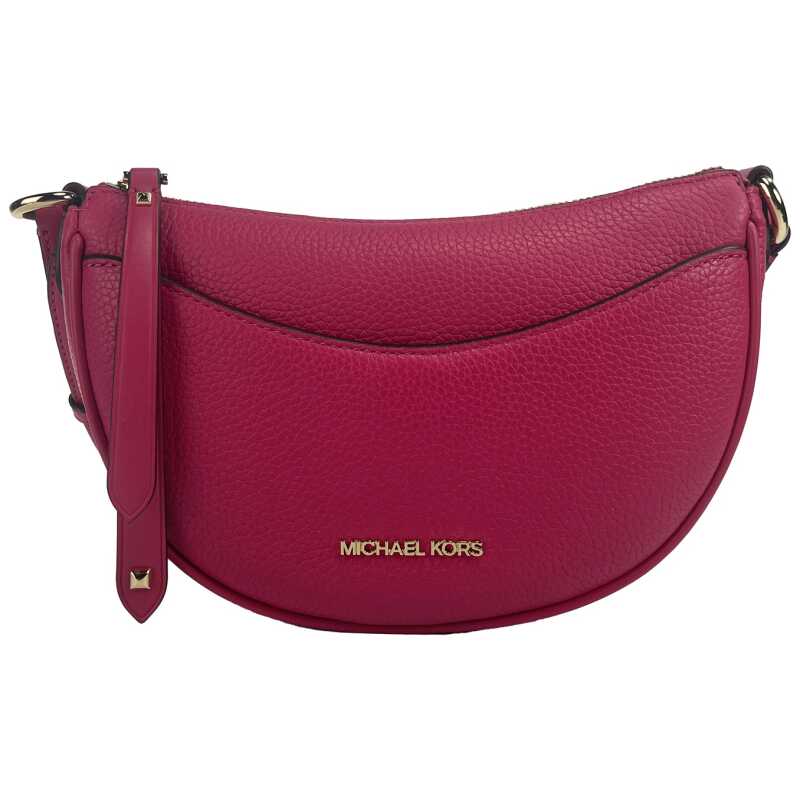 Michael Kors Dover Small Pink Half Moon Crossbody Bag Purse, theFeinheit