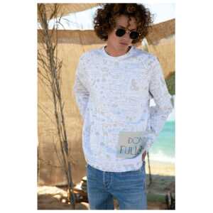 Don The Fuller White Cotton Men Sweater