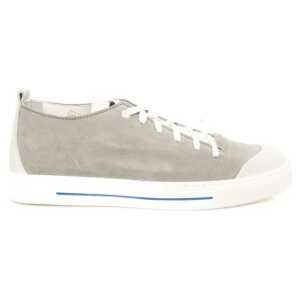 Cerruti 1881 Gray Cowhide Men Sneaker