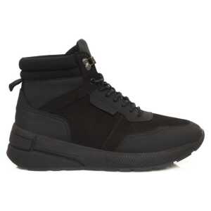 Cerruti 1881 Black Cowhide Men Sneaker
