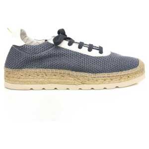 Cerruti 1881 Blue Calfskin Men Sneaker