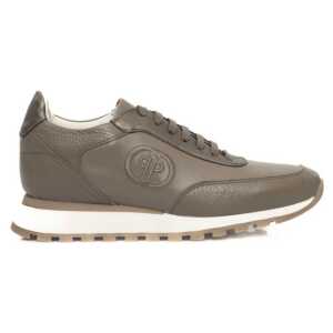 Cerruti 1881 Beige Cowhide Women Sneaker