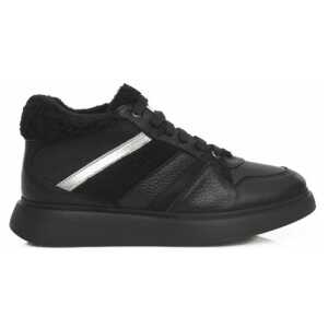 Cerruti 1881 Black Cowhide Women Sneaker