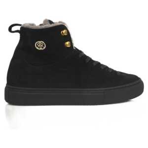 Cerruti 1881 Black Cowhide Women Sneaker