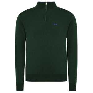 La Martina Green Acrylic Sweater