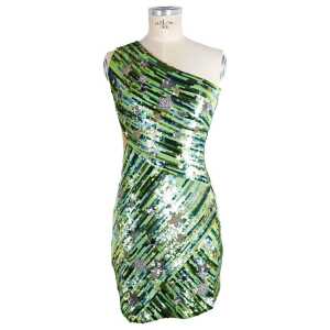 Elisabetta Franchi Green Polyamide Women Dress