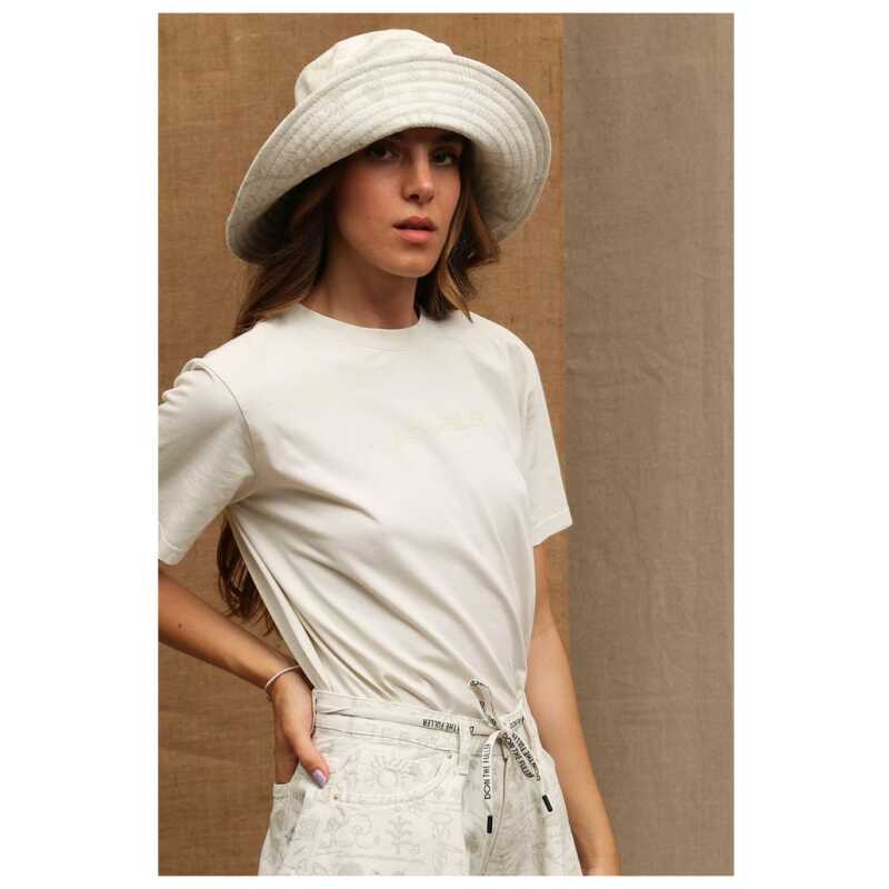 Don The Fuller White Cotton Women T-Shirt, theFeinheit