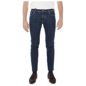 Jacob Cohen Blue Cotton Jeans & Pant