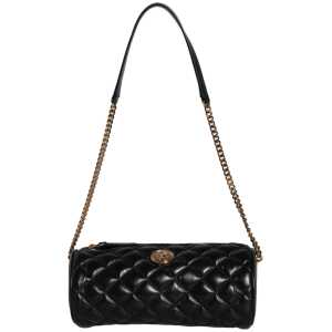 Versace Black Mini Quilted Lambskin Leather Crossbody Sling Bag