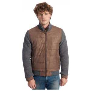 Roberto Pepe Luxury Brown Wool Men Jacket