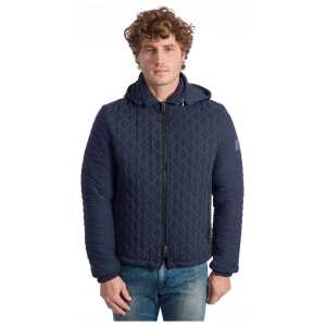 Roberto Pepe Luxury Blue Polyamide Men Jacket
