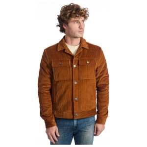 Roberto Pepe Luxury Brown Cotton Men's Jacket