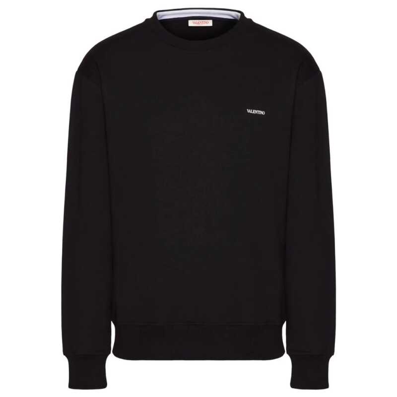 Valentino Black Cotton Sweater, theFeinheit